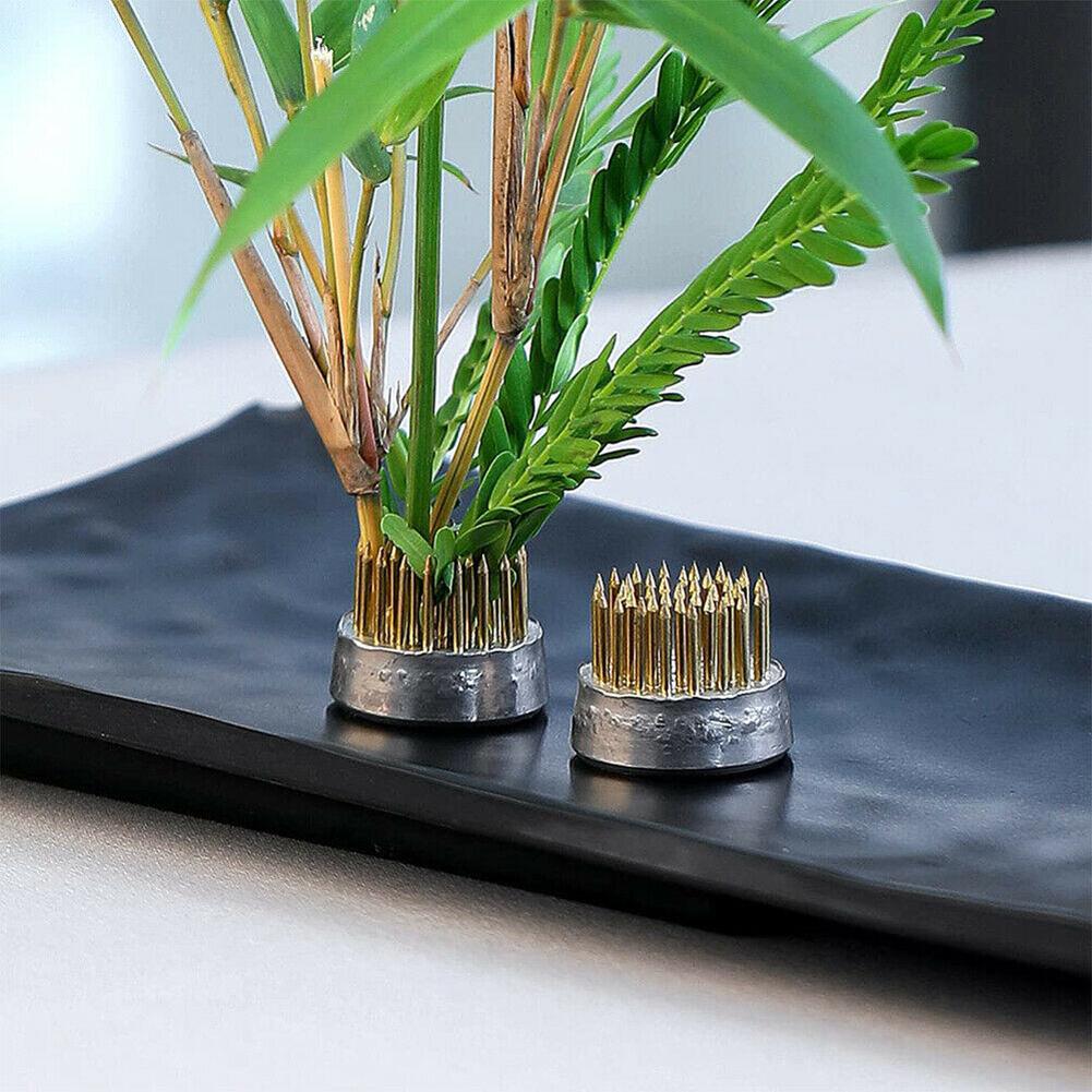 Flower Base Holder Gasket Round Spiky Frog Fixed Tool
