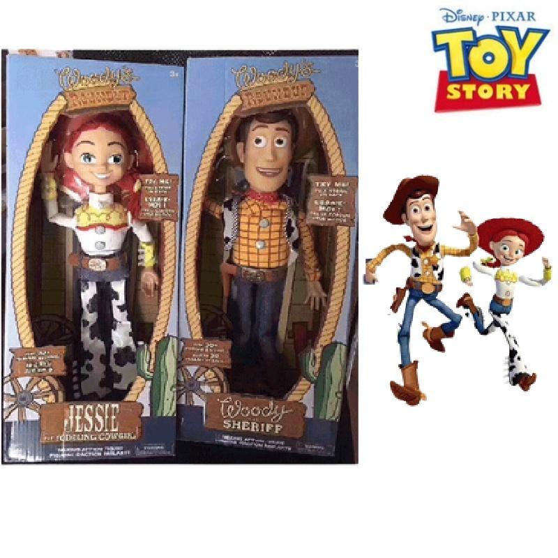 Toy Story 4 Figure da Collezione Woody Jessie Con Suoni