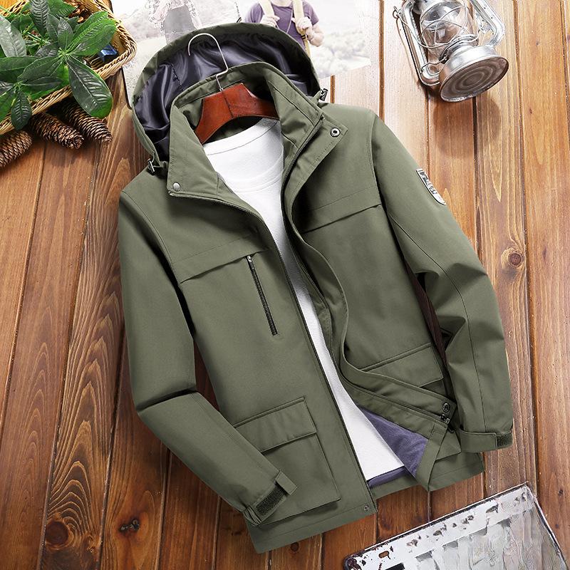 Jacket Men's and Women's Spring and Autumn Thin Fashion Style Jacket Outdoor Trendy Acket Waterproof