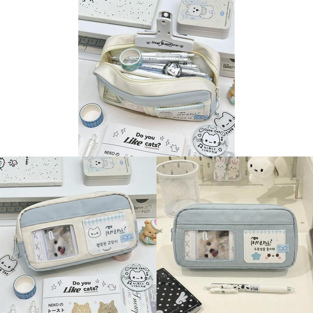 Student Pencil Case With Large Capacity And Multilayer Storage For School Supplies