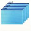 5PCS Zipper File Folder with Large Capacity – Office/Student Data Organizer, Multi-Purpose Stationery Document Bag