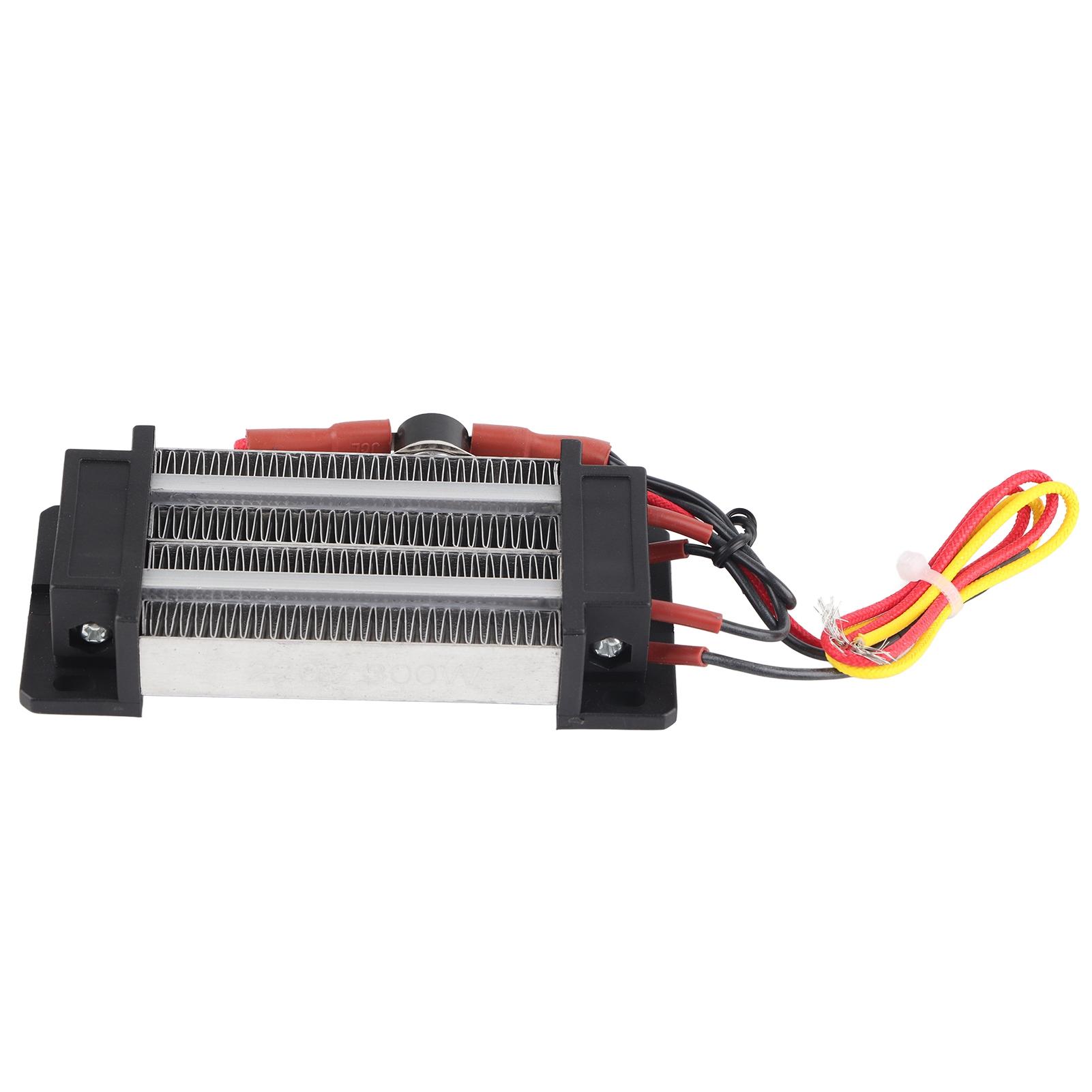 Élément Chauffant à Air Céramique PTC Isolé 300W 220V avec Thermostat Chauffage Électrique white