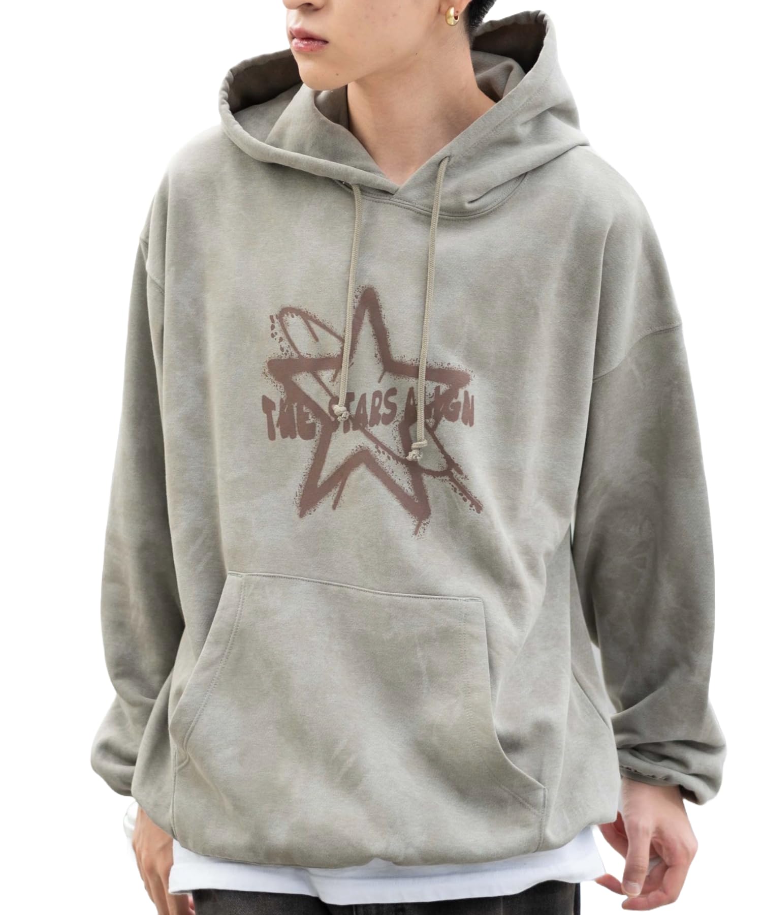 

WEGO Snow Dye Graphic Big Size Beige Men s Hoodie/Sweatshirt, Unisex, Streetwear, Fall/Winter Clothing, Gift, Spring/Autumn/Winter, F, бежевый