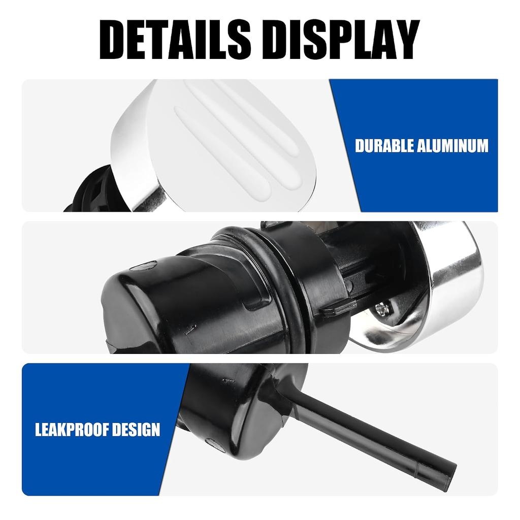 Motorcycle Oil Tank Dipstick Engine Machine Oil Tank Cap Oil Level Indicator Fit for Harley Sportster XL 883 1200, Forty Eight 2004-2021, Chrome
