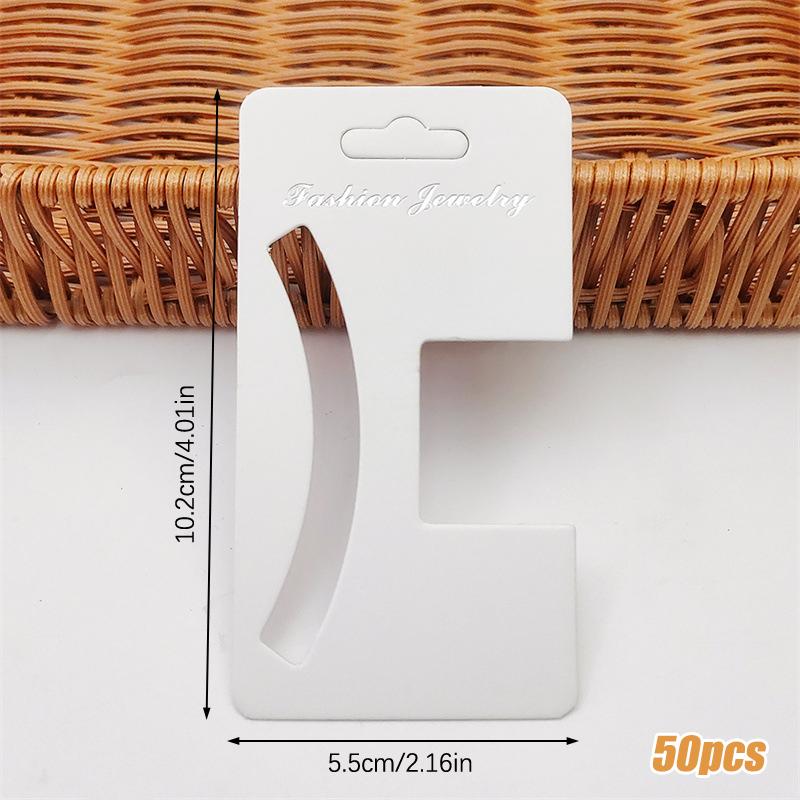

50 шт. демонстрационных карточек для зажима для волос бумажная карточка головной убор карточка бирка 3