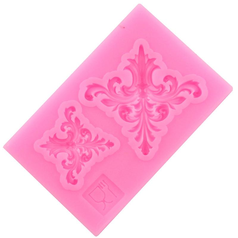1pcs Sculpted Vintage Flower Lace Silicone Fondant Cake Decor Sugar Icing Mold Useful Bakeware Cake Tools Kitchen Tools