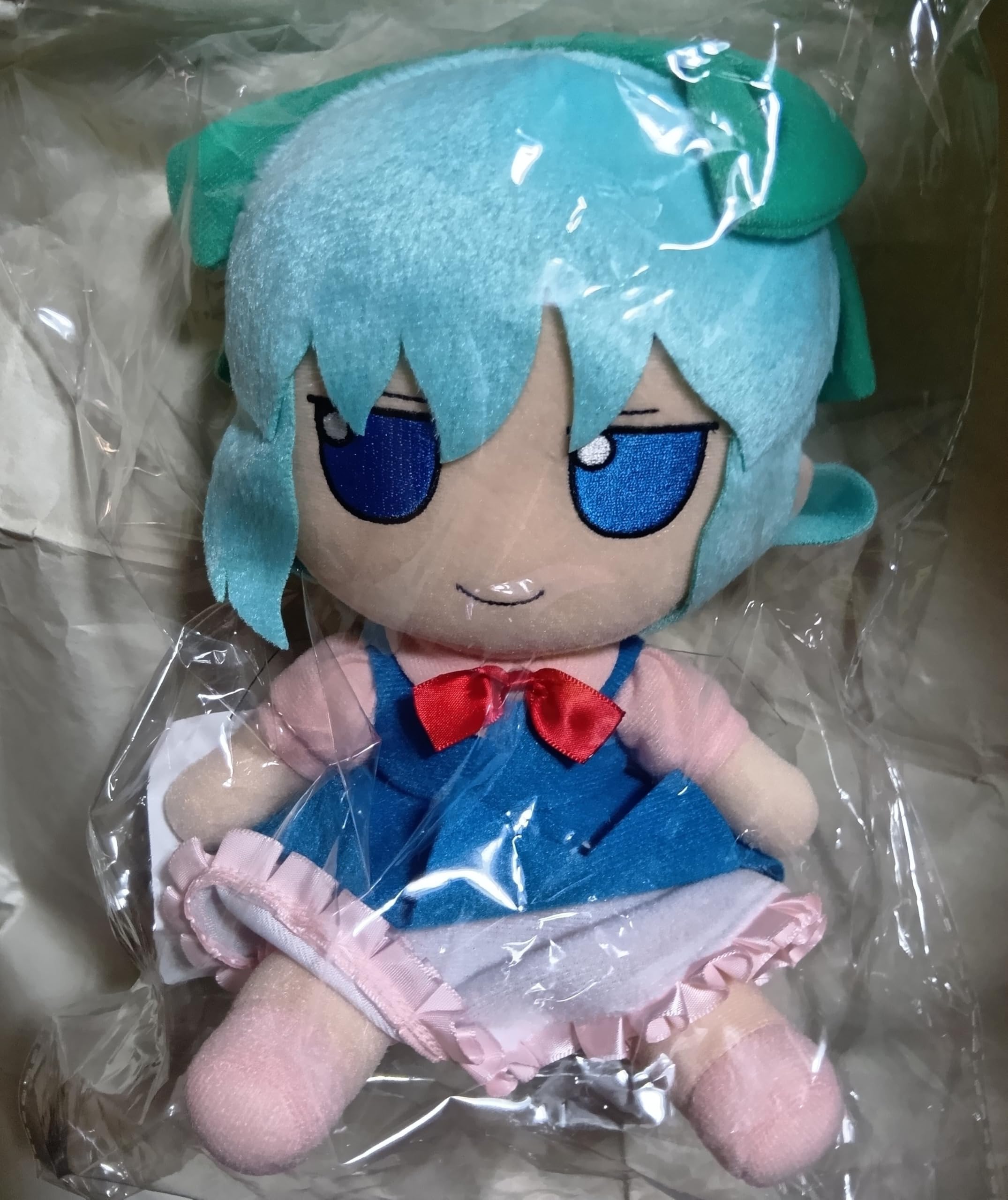 Touhou Plushie Series 99 Cirno (Hisoutenku ver.) Fumo Fumo Cirno. Hisoutenku version.