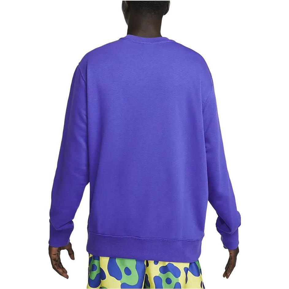 Nike Sweatshirts Men's Purple Crew Neck Moderate Regular DR9987-430