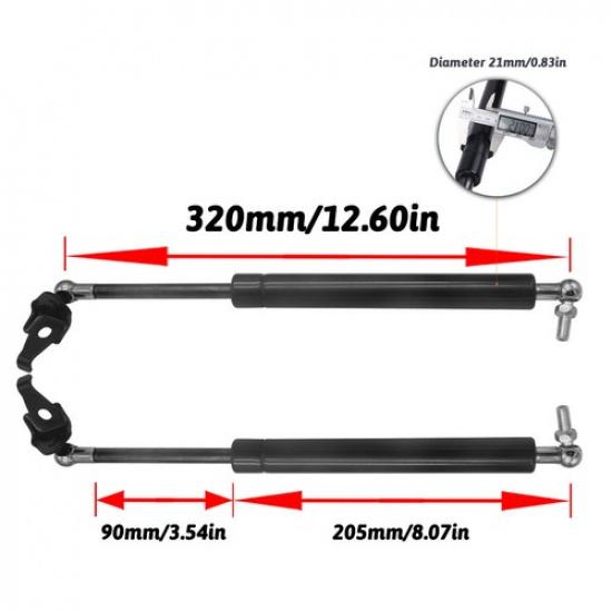 2Pcs Front Hood Bonnet Lift Support Gas Spring Shock Struts For Lexus SC430