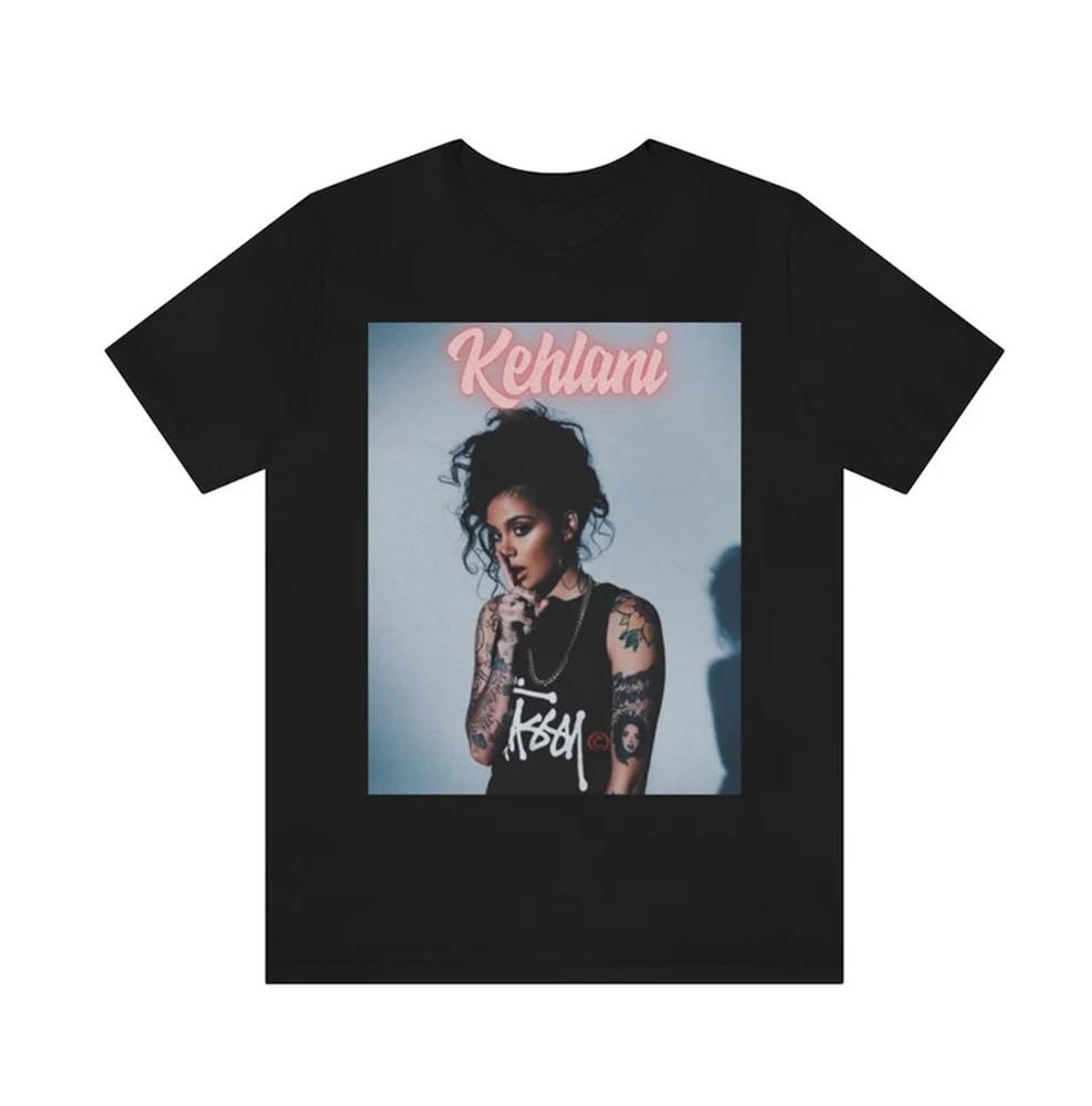 Kehlani Черные мужчины S-4XL Короткий рукав CG297 Унисекс Футболка S