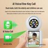 Two-Way Video Calling Wireless 360° Indoor Camera with Remote Access