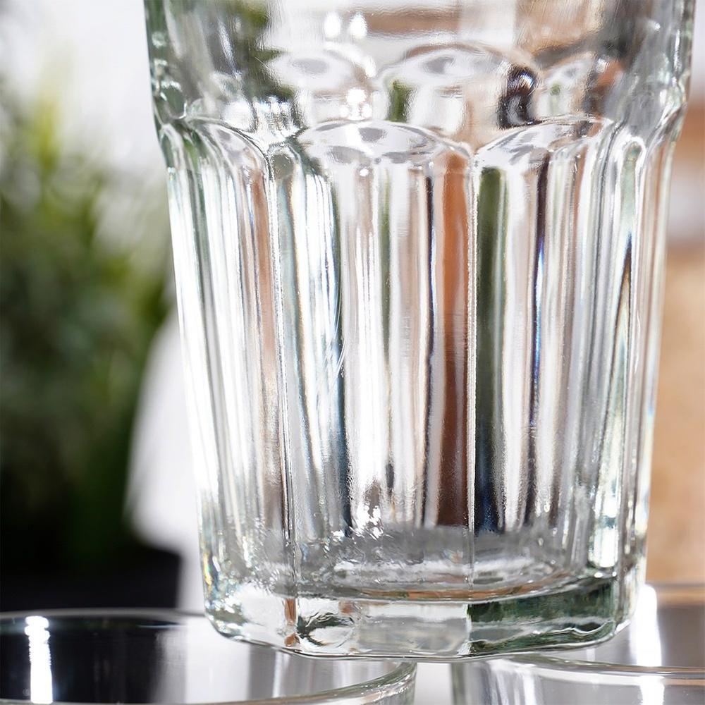 6x Glasses for Drinks Water Juice Compote Set Set of Glasses for Drinks