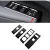 for Volvo XC40 2018-2020 Carbon Fiber Window Switch Lock Car Interior Frame Sticker Car Decoration Accessories(Carbon Fiber)