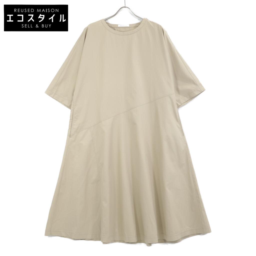 GALERIE VIE 24 Year Old Beige Cotton Blend Garment Dolman Sleeveless Dress dress F beigeUsed