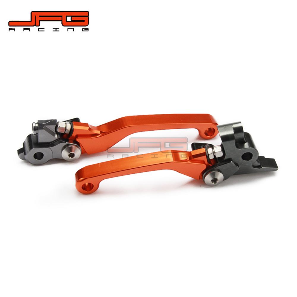 Adjustable Aluminum Clutch and Brake Levers for 125-200EXC/SX/XC-W Off-Road Motorcycles
