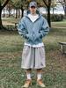 Maebeolig M-Tp Logo Super Wide Bermuda Pants Grey