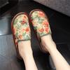Japanese-Style Cotton Slippers: Velvet-Lined, Anti-Slip, Printed Linen, Soft TPR Sole, Durable, Comfortable, Warm.
