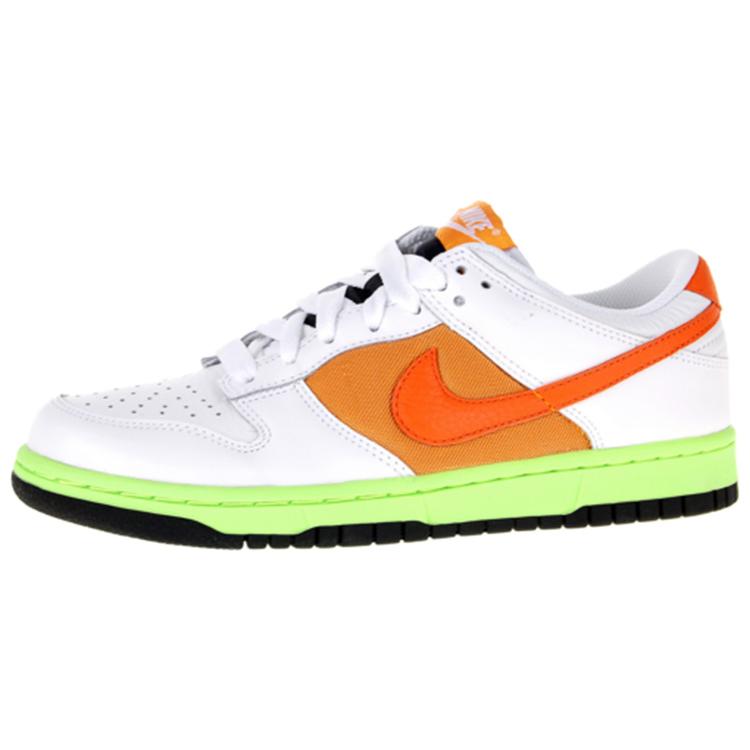 

новые женские Nike Dunk Low Белый Оранжевый Blaze Шокирующий Оранжевый 38.5