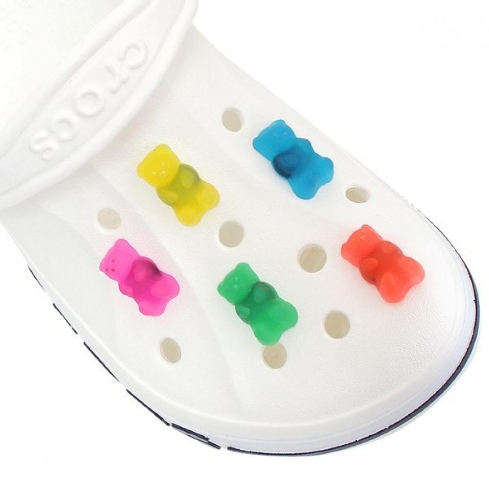 

Crocs Candy Bear Zibbitz 5 Piece Set Shoe Accessories 10009882 10009882:MISC