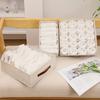 1pc Beige Foldable Storage Organizer Box for Underwear, Bras, Ties & Accessorie Storage Bins