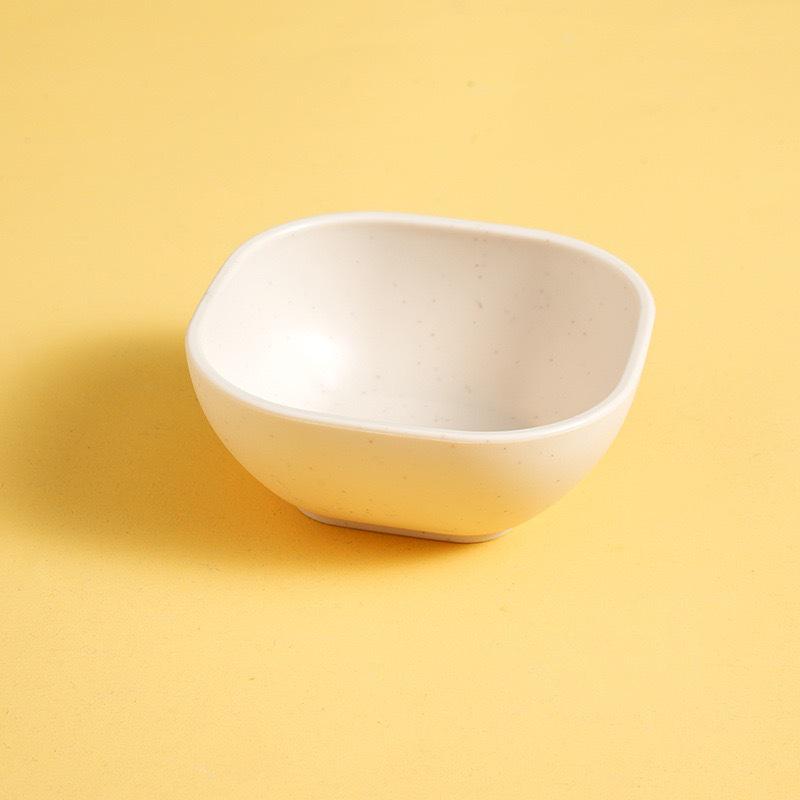 Thick Square Solid Color Vinegar & Soy Sauce Dipping Dish