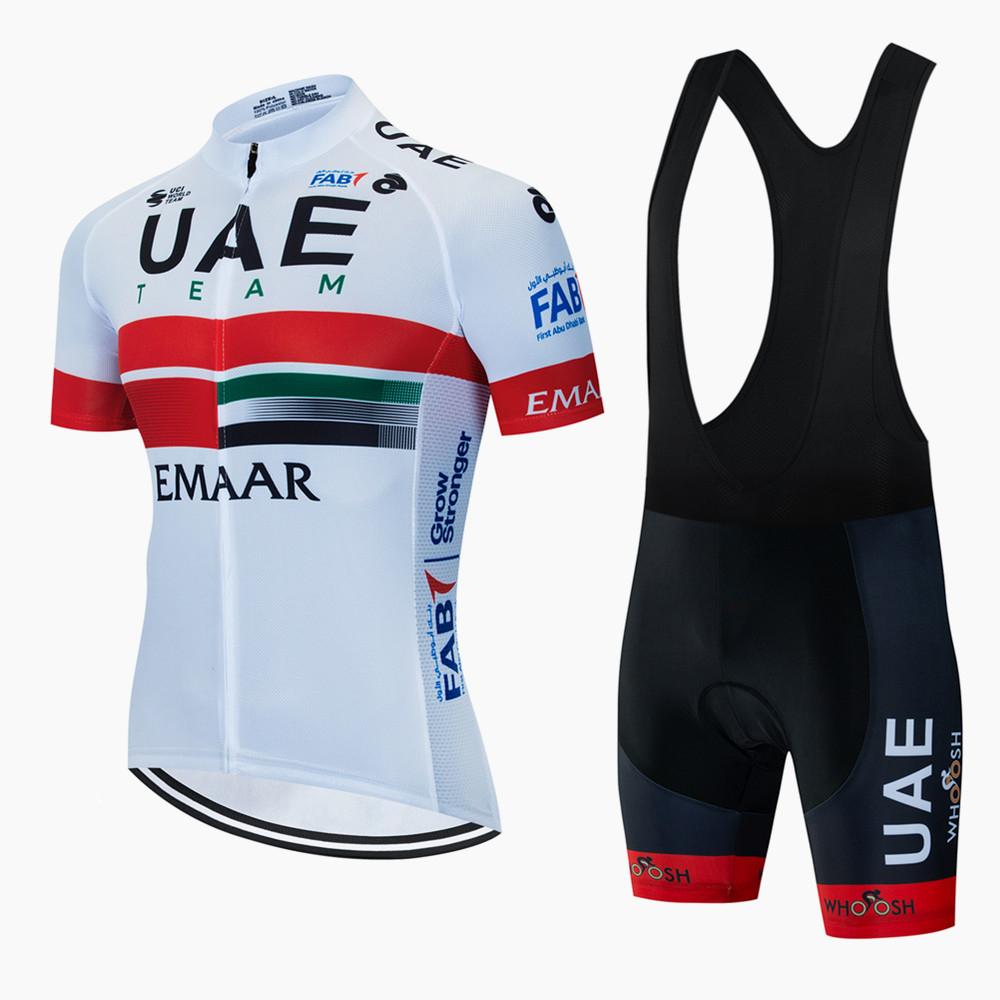 Förenade Arabemiraten Cykeltröja Set Cykeldräkt Mountainbikes Sommaroutfit Cykelkläder för Män Mtb Tröja Bib Shorts Cykelkläder Cykel