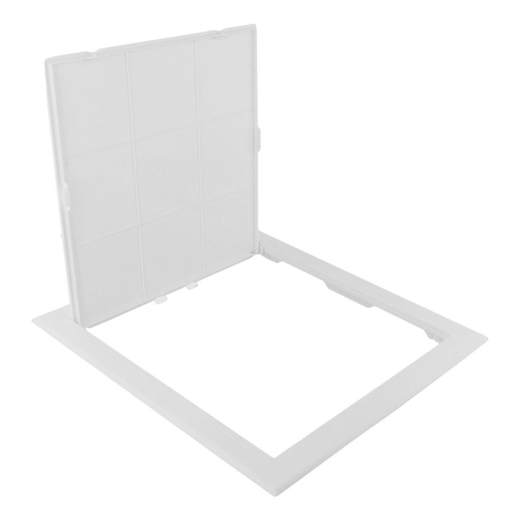 ABS Access Doors Access Panel Inspection Hole Wall Ceiling White Hatch Cover Plastic Push-Type Inspection Port 100x150mm