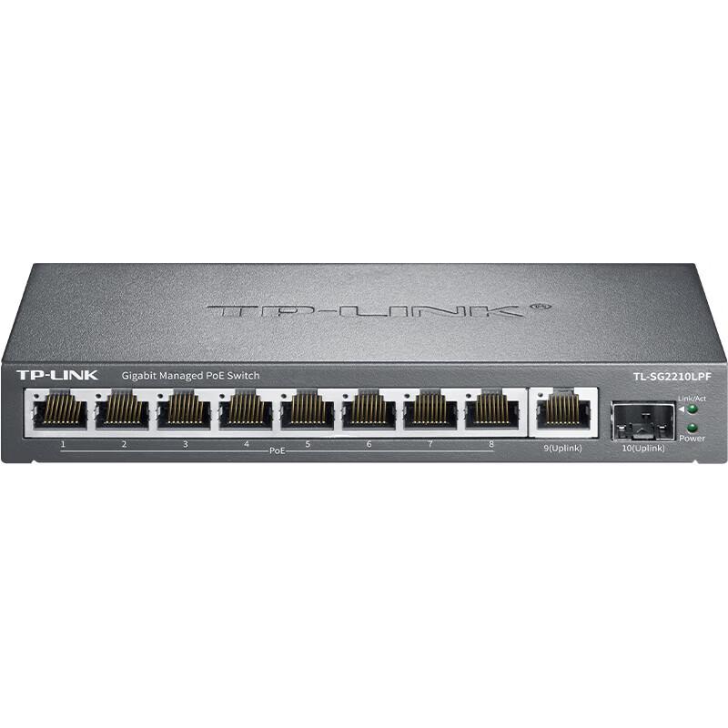 Tp-Link TL-SG2210LPF 10-Port Gigabit PoE Cloud Managed Switch