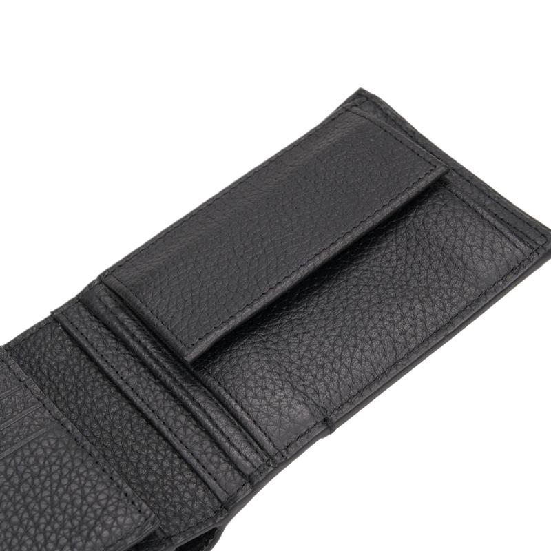 Calvin Klein Business Multi-Card Folded Leather Wallet Men Wallet Space-Black 4D1241G-UB1