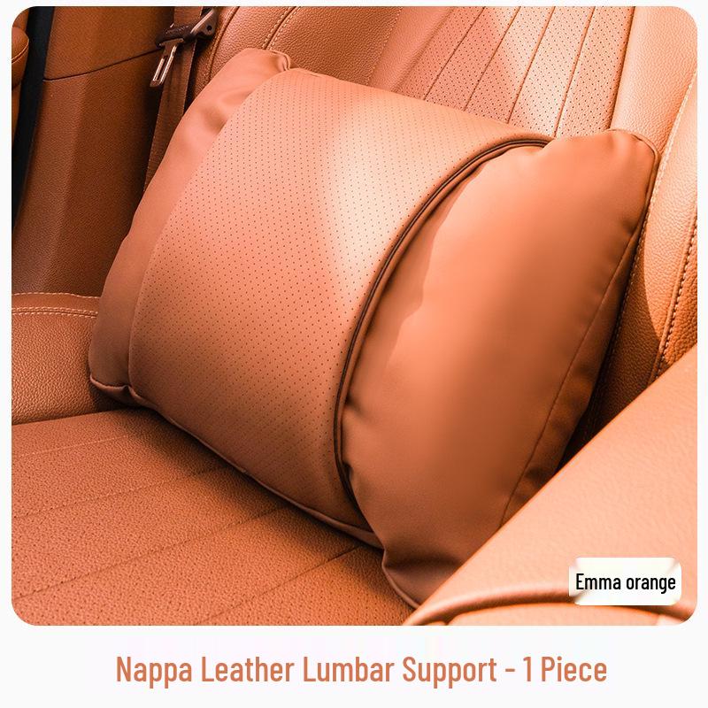 Car Headrest and Lumbar Support Pillow Set