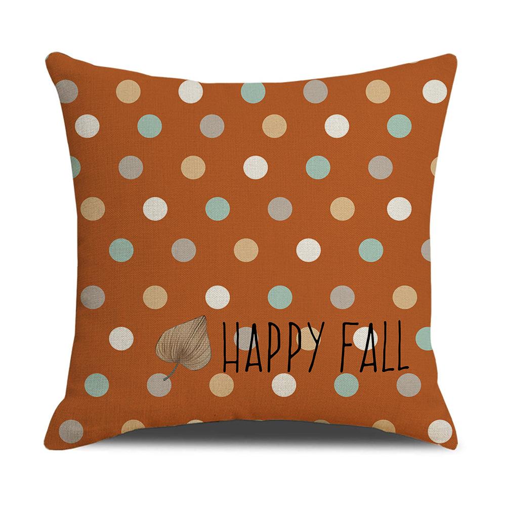 Autumn Harvest Pumpkin Pillow Case Family Party Pillow Case Sofa Bedroom Cushion Case Combination