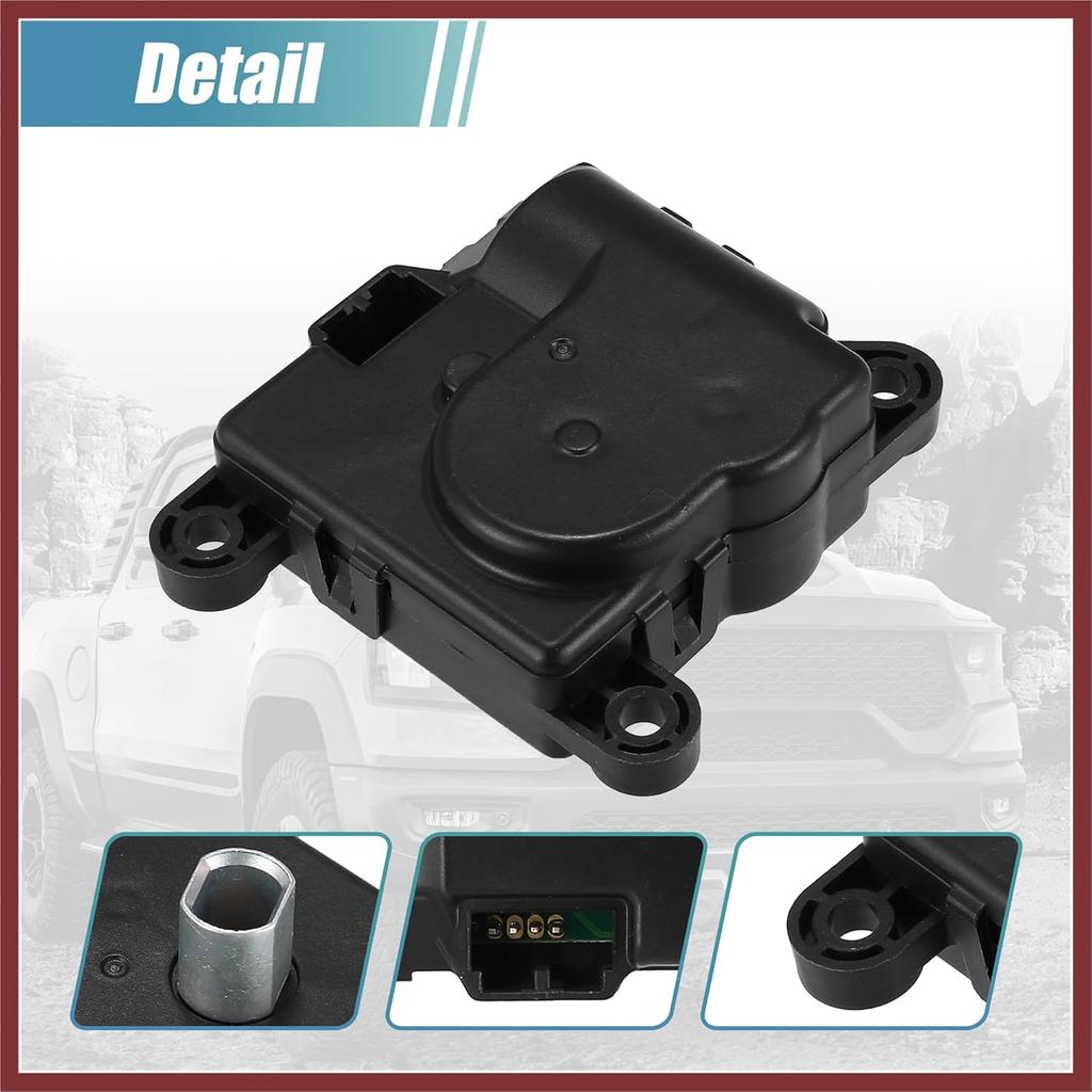 AC Heater Blend Door Actuator for Dodge for Ram 1500 2500 3500 Gas 5.9L 8.0L 2000-2002 Replace 5104879AA 604-018 Replace Parts
