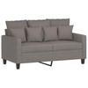 Vidaxl 2-Seater Sofa, Taupe Color, 120 Cm, Upholstered In Fabric