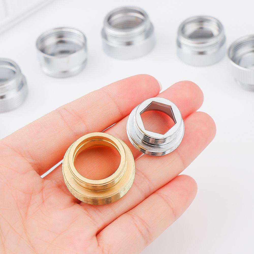 With Washer Aerator Adapter Metal Kitchen Faucet Tap Aerator Connector Water Saving Adaptor Outside Thread