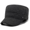 Cappello da Vecchio Uomo Uomini In Inverno L'Anziano Cappello Piatto Uomini Stagione Caldo Papà Vecchio Uomo Cappello con Paraorecchie