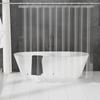 Metallöse Transparentes Badezimmervorhang-Inlay Wasserdichte Duschvorhang-Trennwand Wohnzimmer