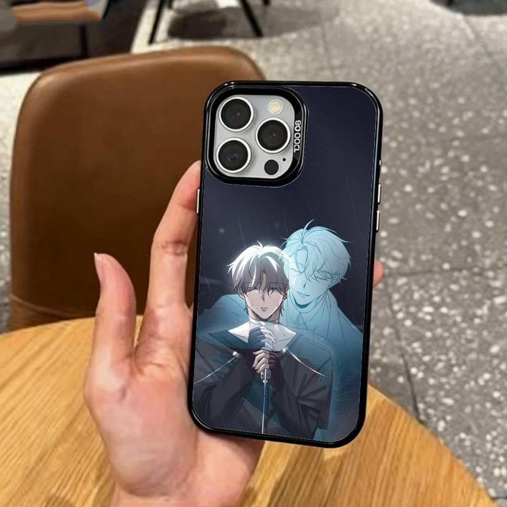 

Alien S-Stage I-Ivan T-Till Phone Case For iPhone17,16,15,14,13,12,11 Plus,Pro Max Colored Silver Plated Inside Cover iPhone16se4