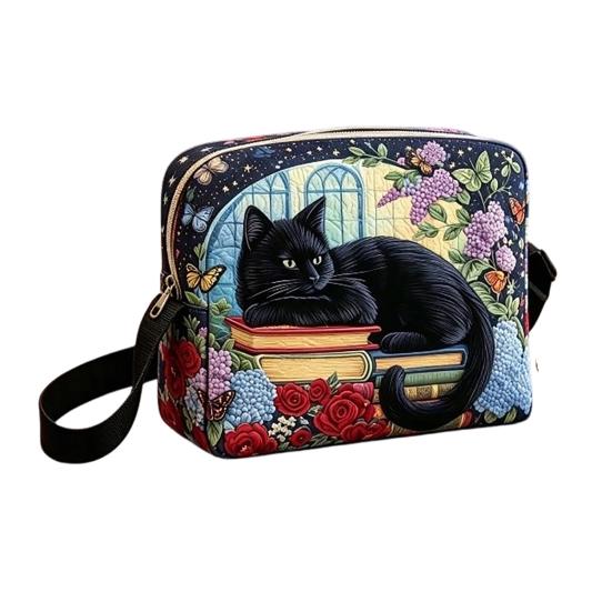 Quilted Crossbody Bag for Women, Adjustable Strap Casual Handbag, Lightweight Portable Travel Purse, Single Shoulder Bag with Zipper