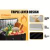 1PC, Duty Leakproof Thermal Grocery Bag with Large Capacity, Extra Long Bottom for Meal Prep, Camping, Lunch Boxes - Reusable