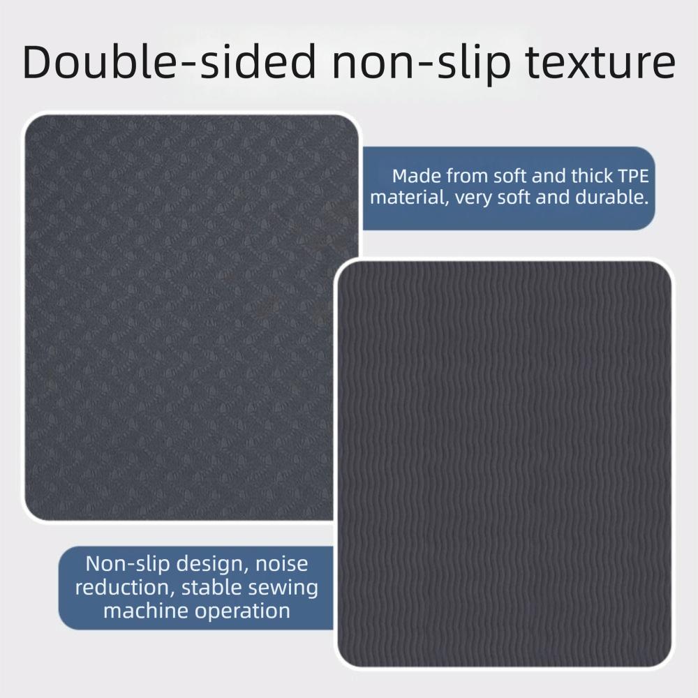 Anti Slip Base Sewing Machine Foot Pad Shock-Absorbing Sewing Machine Pedal Mat Sewing Tools