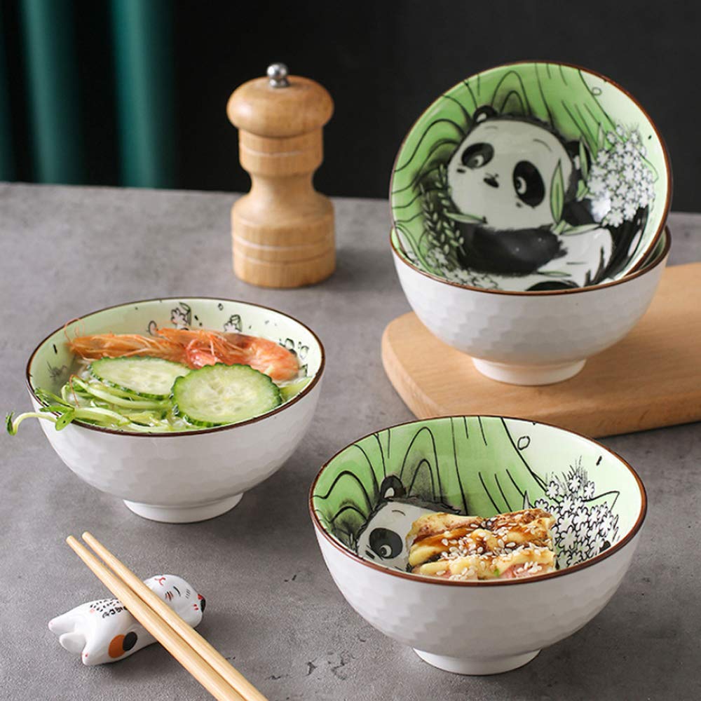 Panda Ceramic Cereal Ceramic Soup Ceramic Porcelain Bowls for the and Oven for and Dinner of Bowls, Bowls, Bowls, Kitchen, Cereal, Salad, Pasta, Soup,