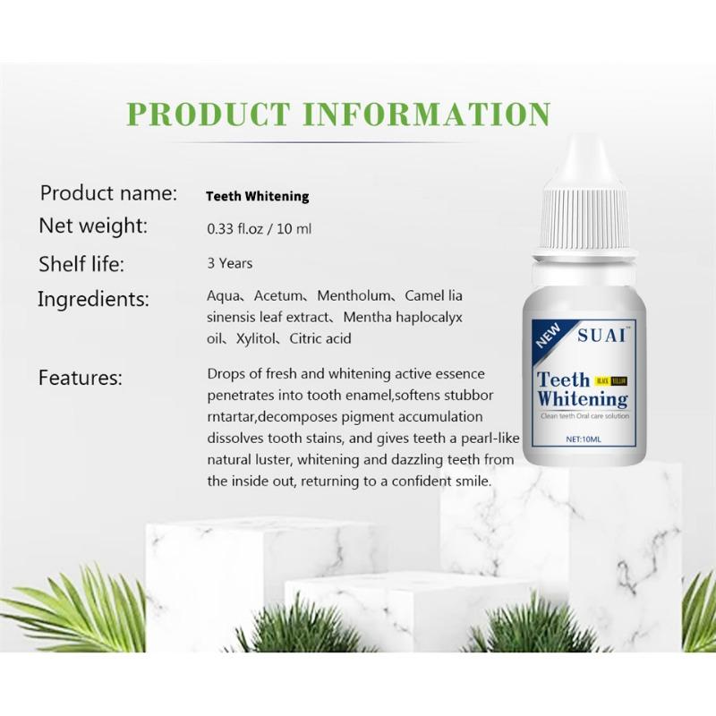 Teeth Brightening Tooth Cleaning Liquid to Remove Tooth Stains, Smoke Stains, Tartar, Oral Cleaning