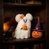 Halloween Gift for Kids Pumpkin Mouse Plush Toy, Cute Ghost Stuffed Animal Doll Soft Toys Toddlers Kids, 29cm Huggable Pillow Bedroom, Festive