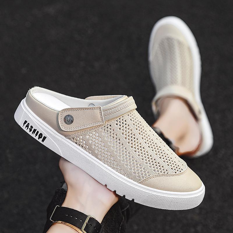 Outdoor Sports Sandals Men 'S Casual All -Match Half Slippers Men 'S Shoes Summer Breathable Lightweight Men 'S Shoes Beach Shoes