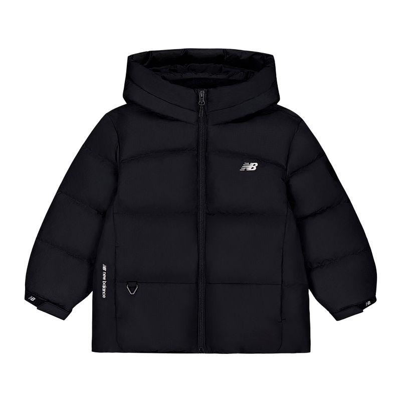 New Balance Kids Down Jackets Hooded Non Detachable Thickened Hooded 7PF4E193-BK 140