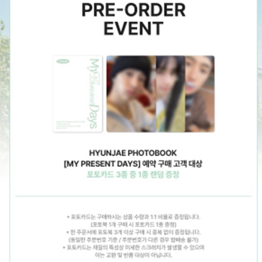 [Pre-order]  THE BOYZ HYUNJAE Photobook [MY Present days] (Online Benefit)