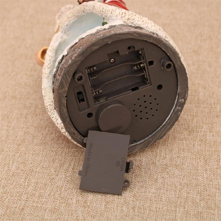 Weihnachtshütten-Spieluhr für Männer Frauen Kinder Geburtstags-Weihnachtsgeschenk Drehender Zug Harz-Spieluhr mit LED-Licht