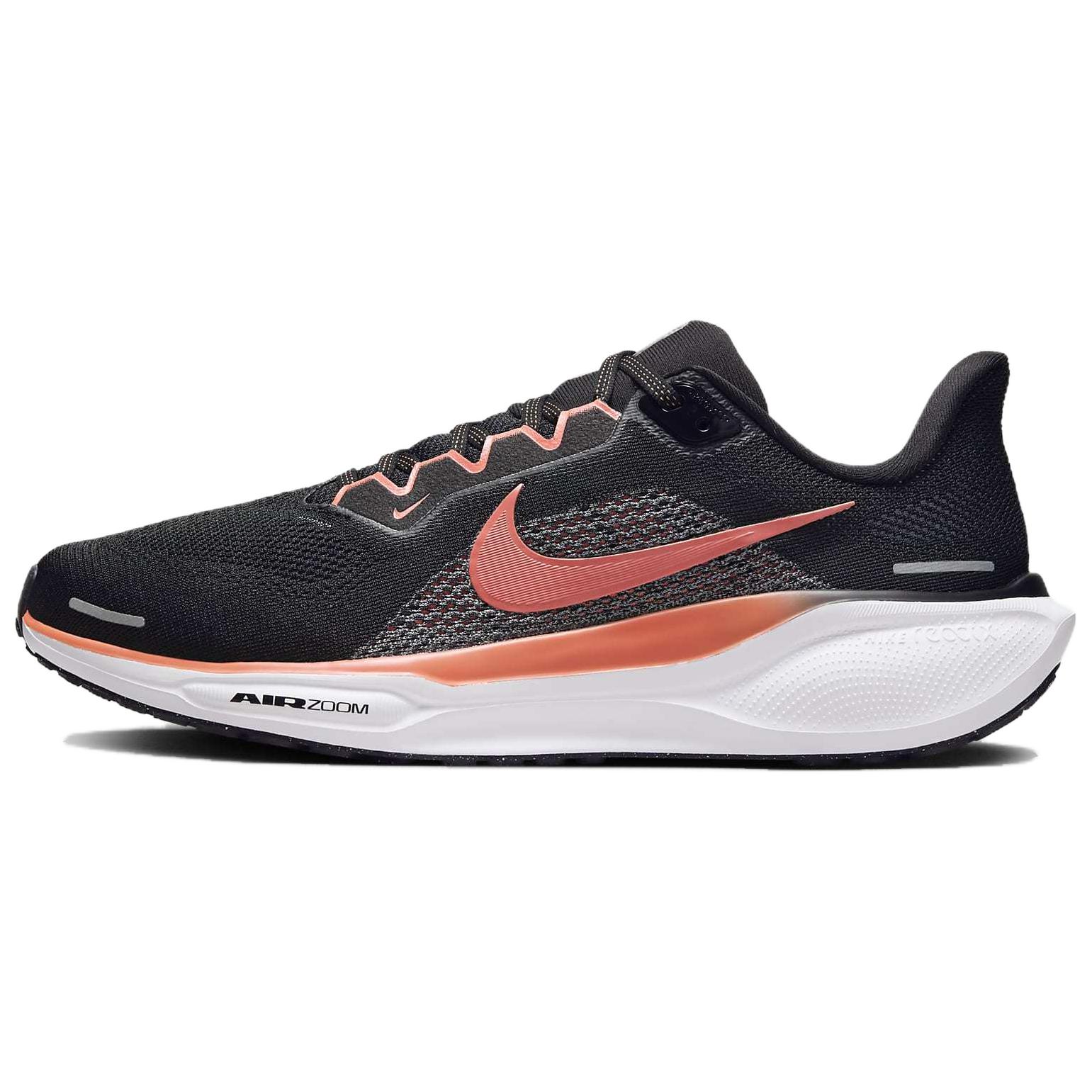 

Новые кроссовки для бега Nike Pegasus 41 с низким верхом, устойчивые к истиранию, мужские, черно-оранжевые FD2722-006