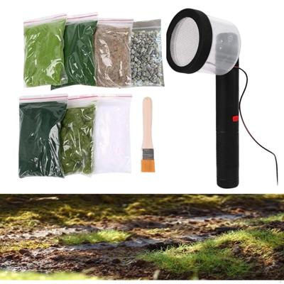 Static Grass Applicators Electrostatic Flocking Machine Decoration Supplies Scene Props Kits Flock