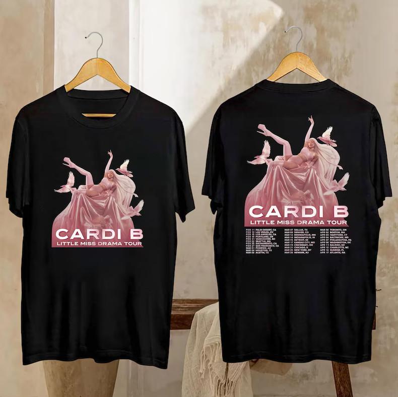 Cardi B Tour 2026 T-Shirt | Am I the Drama Concert Merch XL